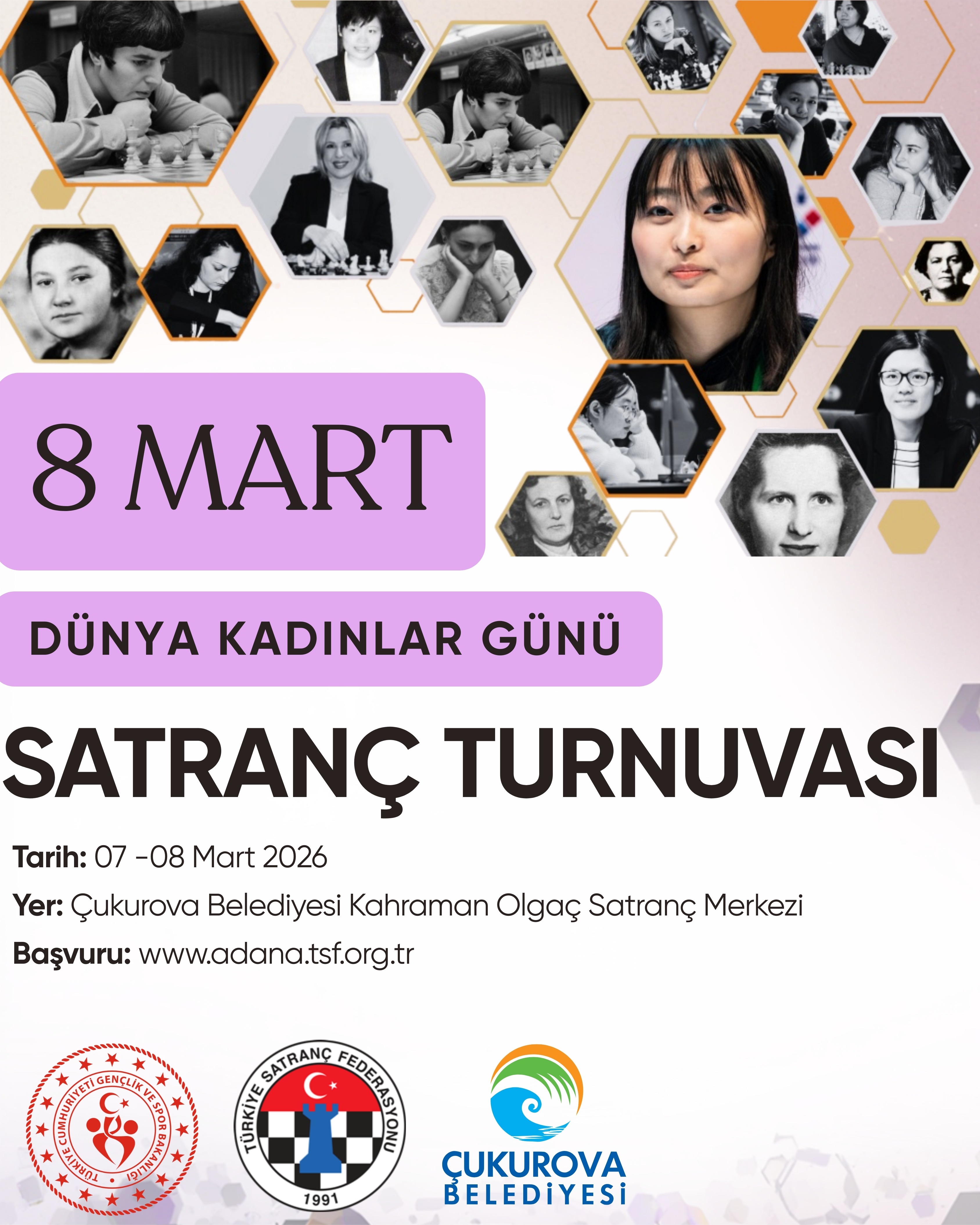 8 Mart Dünya Kadınlar Günü Satranç Turnuvası