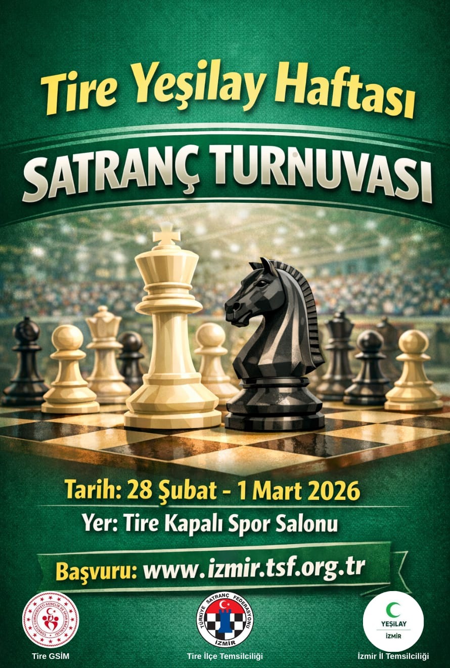 Tire Yeşilay Haftası Satranç Turnuvası