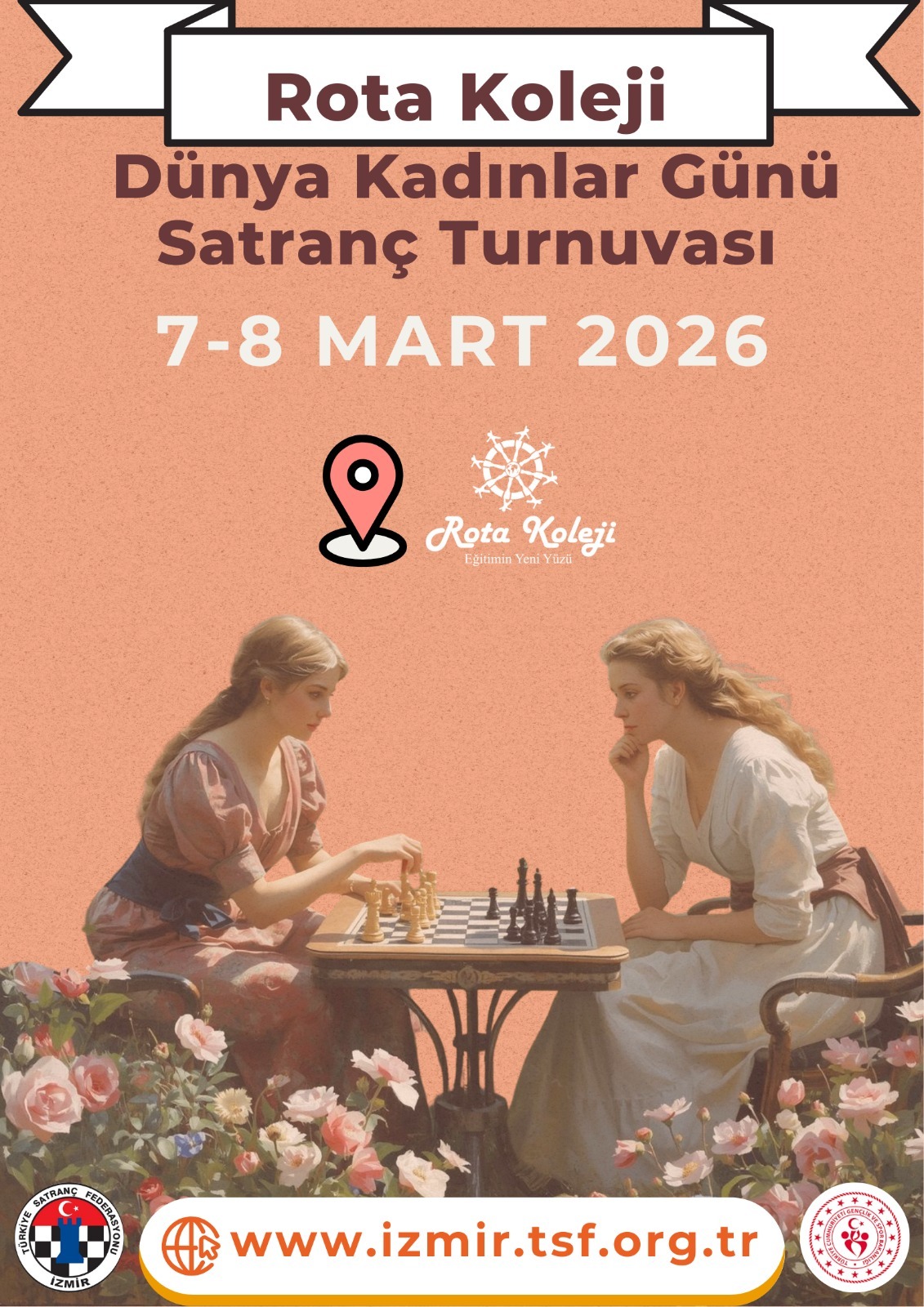 Rota Koleji Dünya Kadınlar Günü Satranç Turnuvası