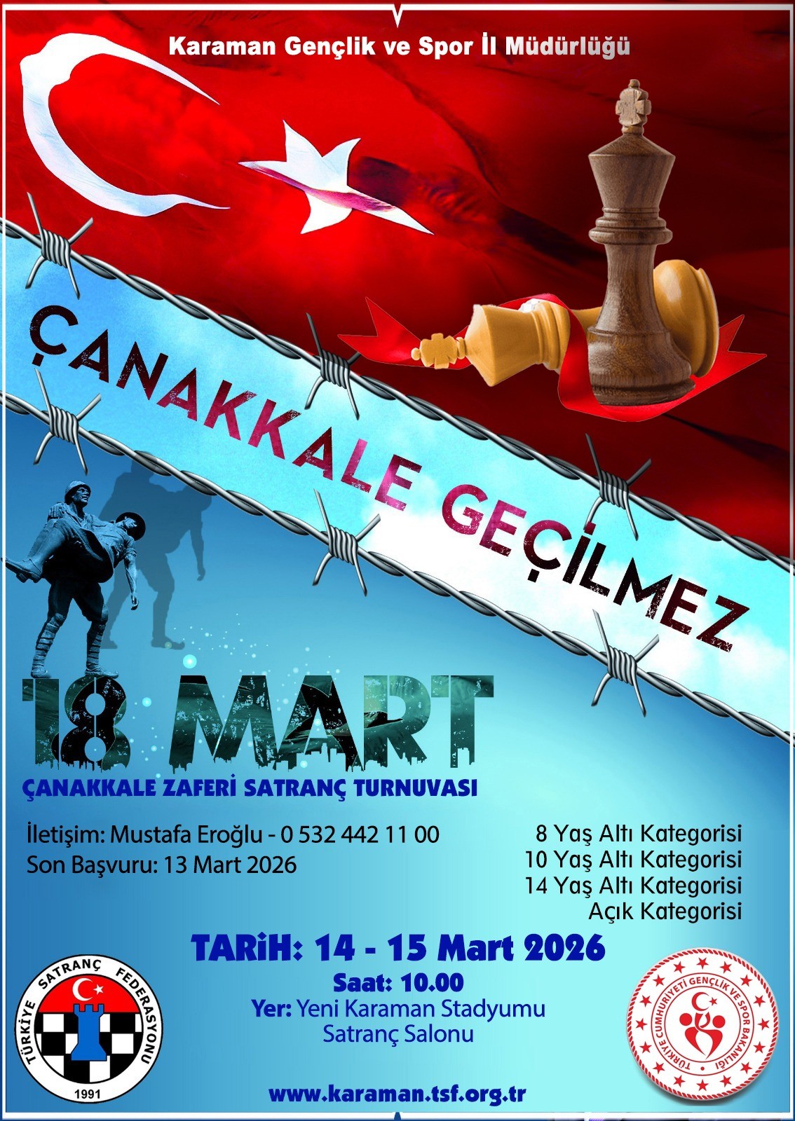 18 Mart Çanakkale Zaferi Satranç Turnuvası