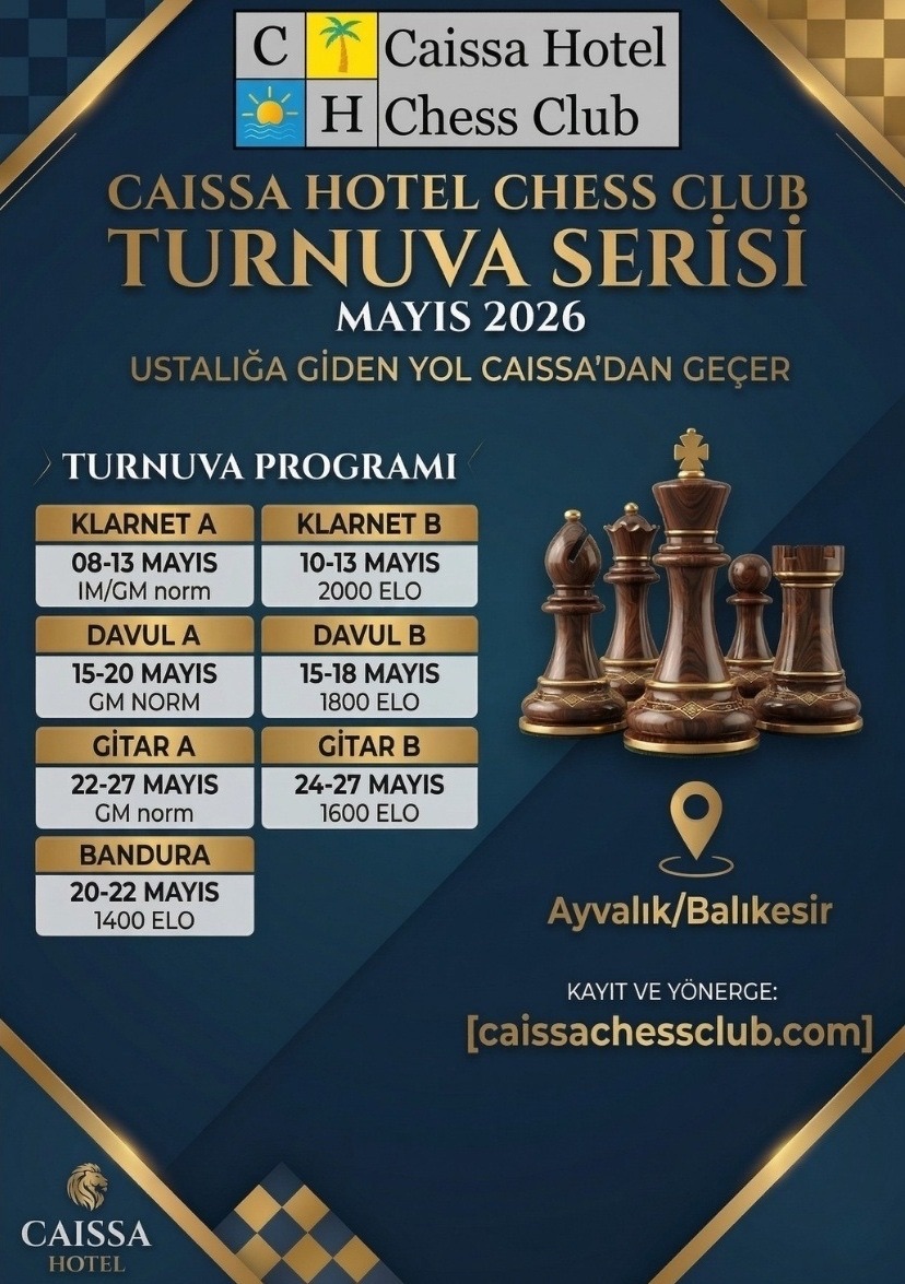 Caissa Hotel IM/GM Satranç Turnuvası – Klarnet Grubu