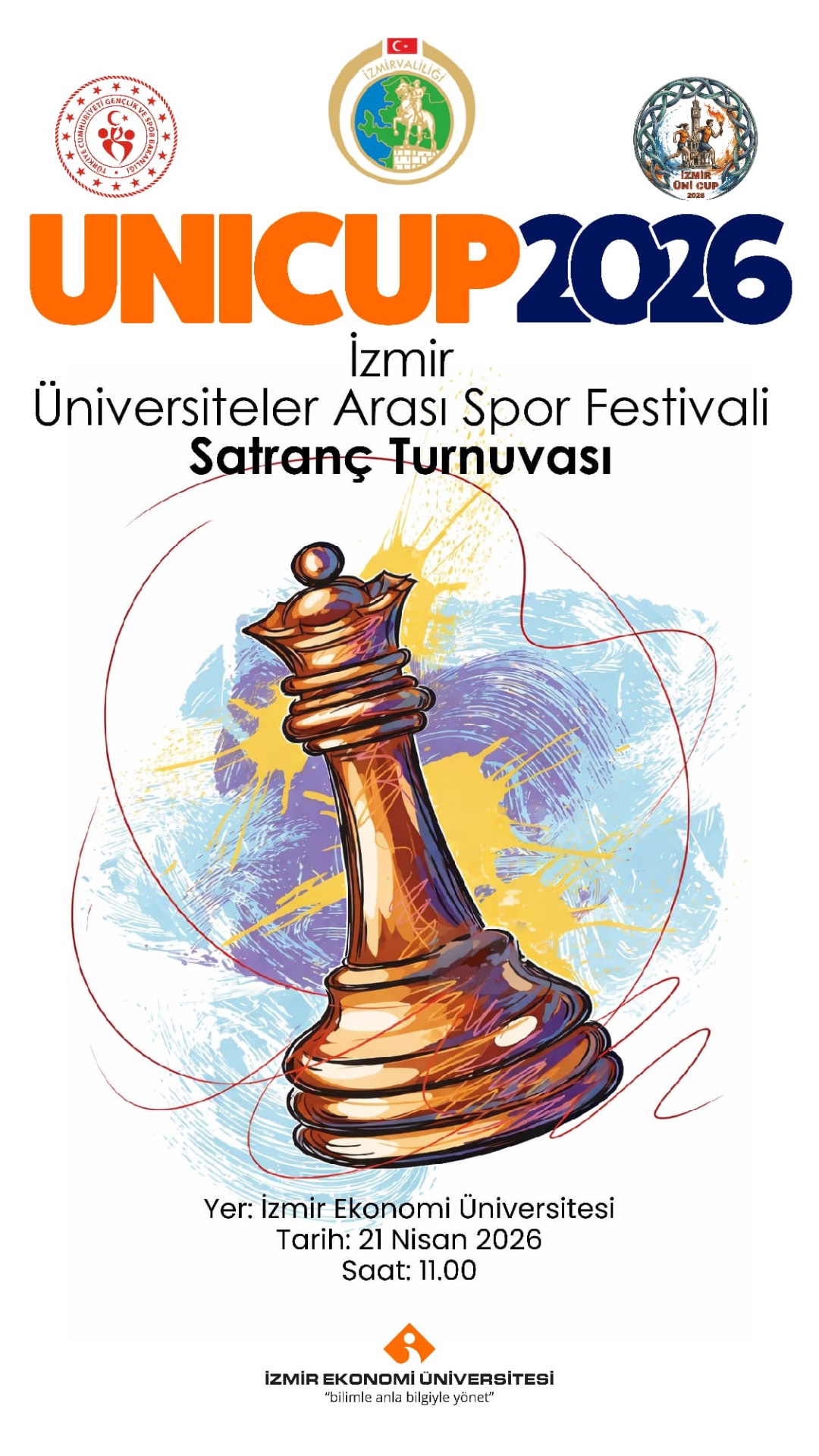 1. İzmir Uni Cup Satranç Turnuvası