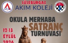 Lüleburgaz Akım Koleji Okula Merhaba Satranç Turnuvası