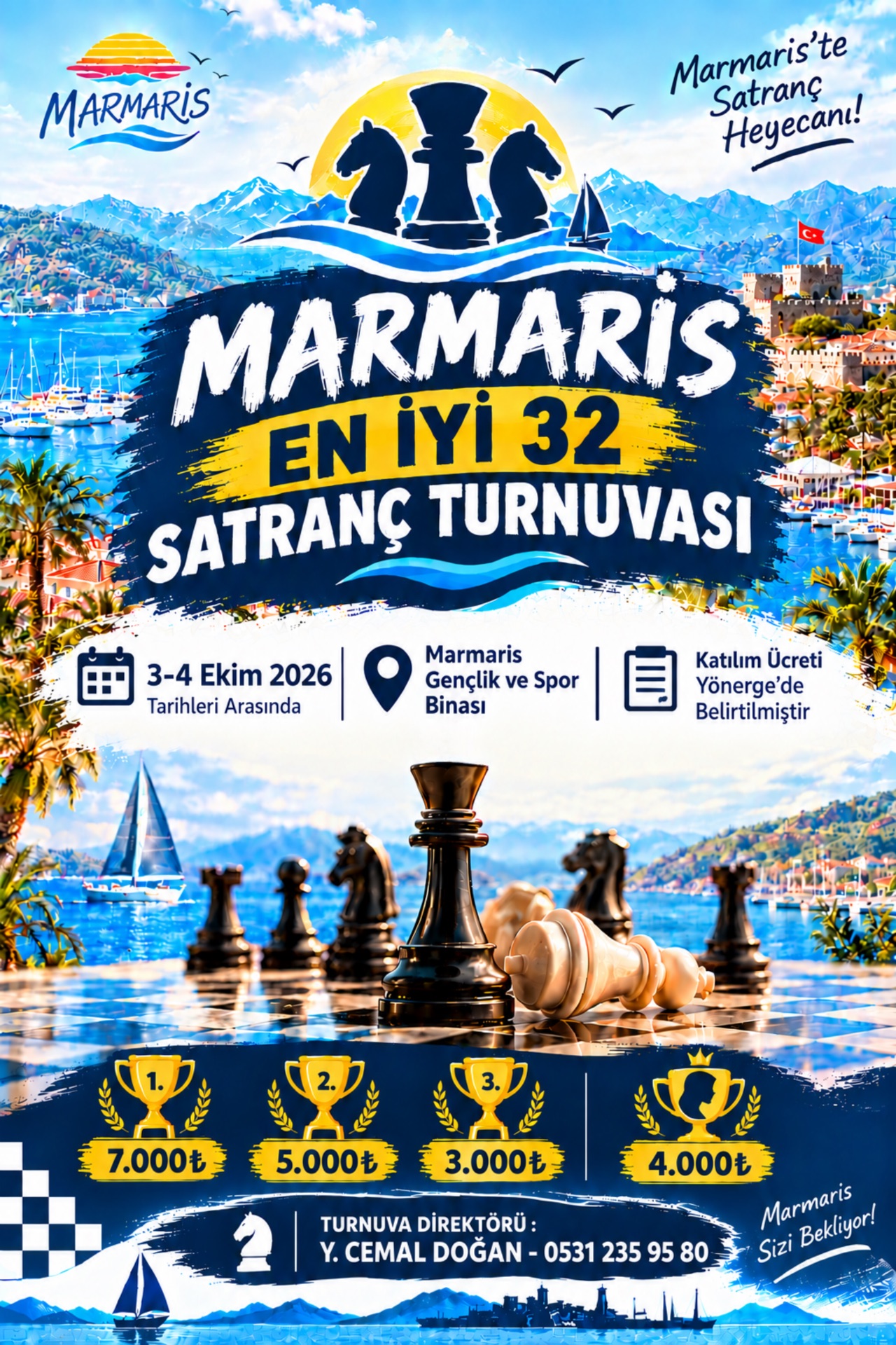 Marmaris En İyi 32 Satranç Turnuvası