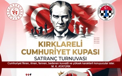 Kırklareli Cumhuriyet Kupası Satranç Turnuvası