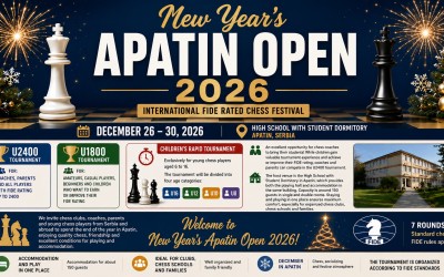 Apatin Yılbaşı Açık Uluslararası Satranç Festivali 2026 (Apatin Open Winter 2026)
