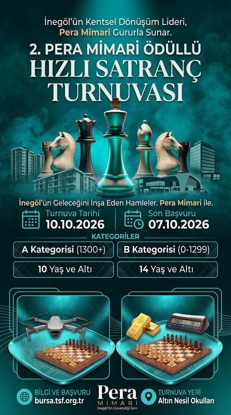 2. Pera Mimari Hızlı Satranç Turnuvası