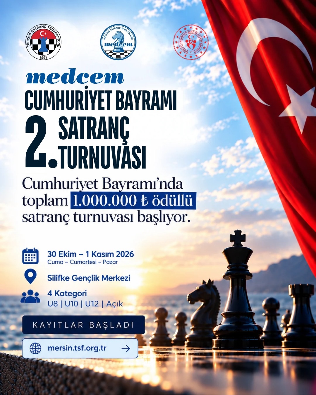 Medcem Madencilik ve Yapı Malzemeleri San. ve Tic. A.Ş Cumhuriyet Bayramı 2. Satranç Turnuvası