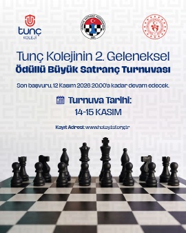 Hatay Arsuz Özel Tunç Koleji Satranç Turnuvası