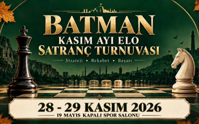 Batman Kasım Ayı Elo Satranç Turnuvası