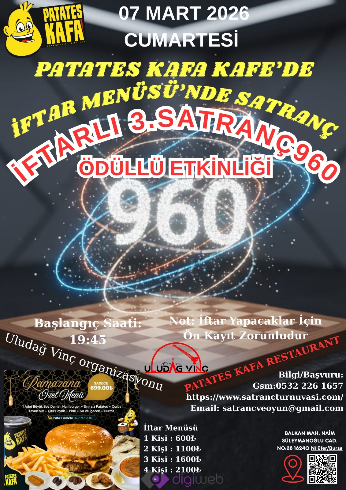 3. Satranç960 Turnuvası